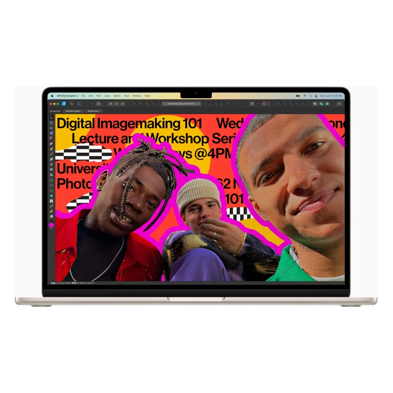 Portatil Apple MacBook Air (M2, 2023) Vista Frontal 1