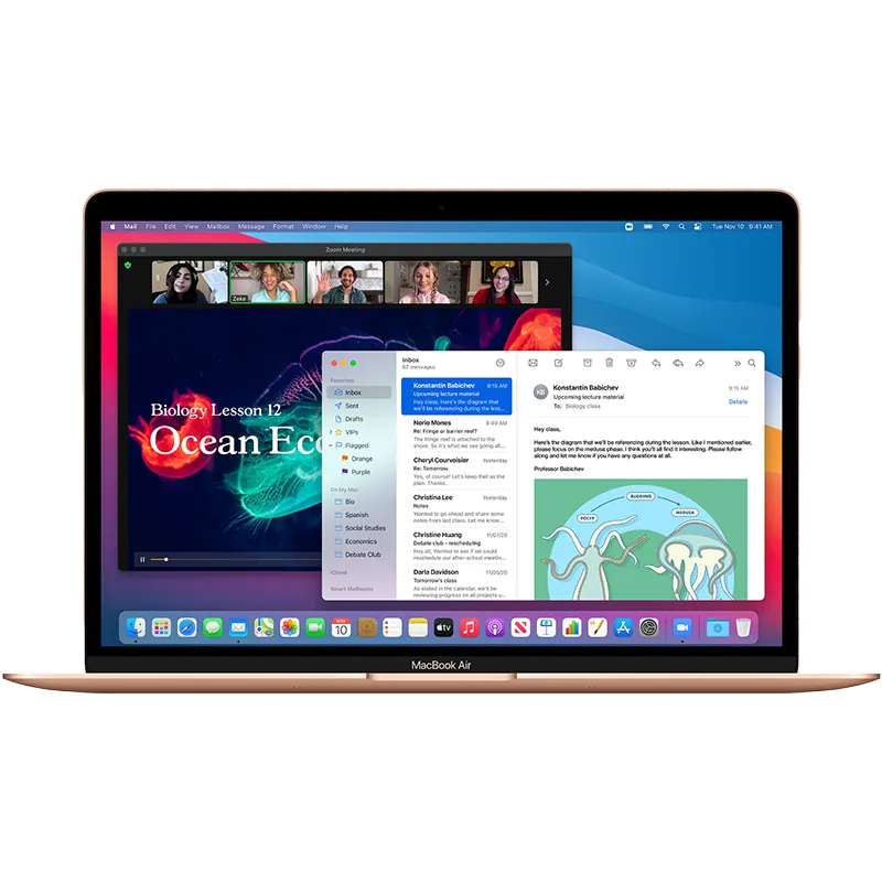 Portatil Apple MacBook Air (M1, 2020) Vista Frontal 1