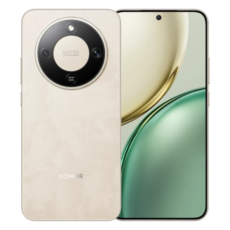 Celular Honor X9d 5G dorado amanecer