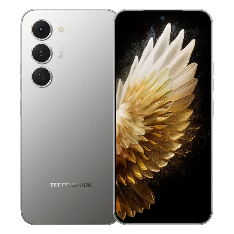 Celular Tecno Spark 40 Pro Titanio de luna