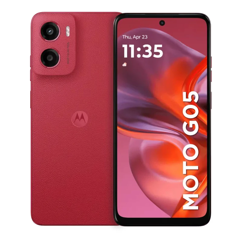 Celular Motorola Moto G05 Rojo