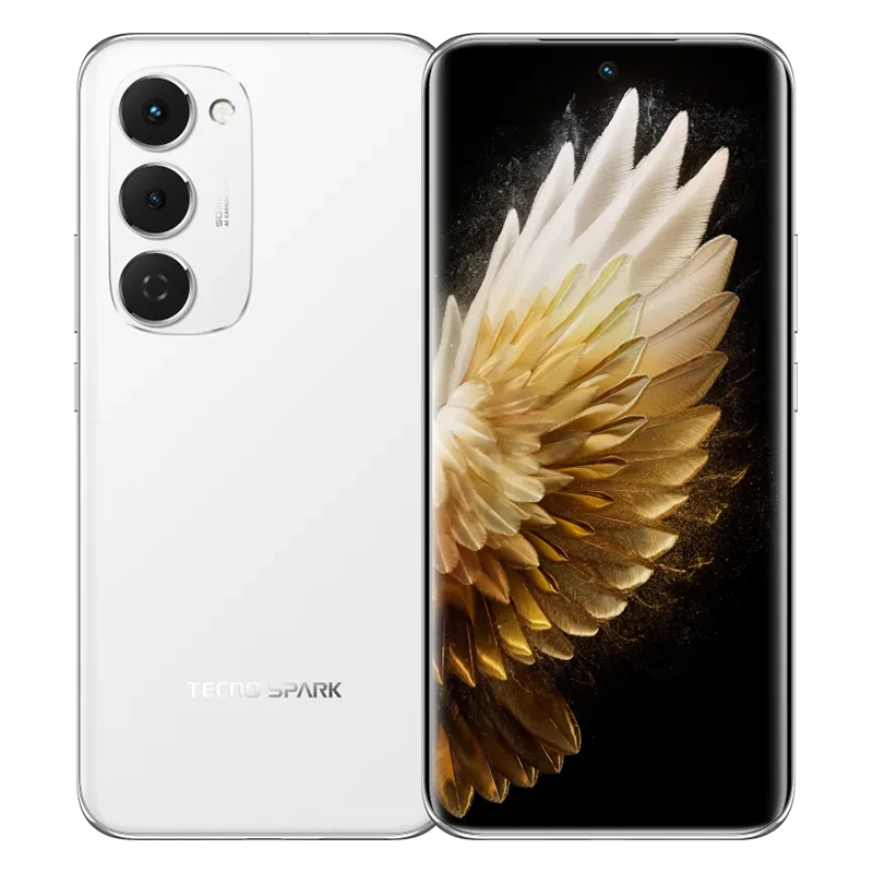 Celular Tecno Spark 40 Pro+ Blanco Aurora